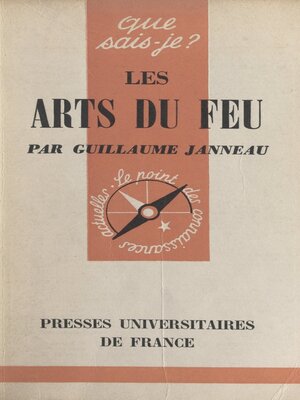 cover image of Les arts du feu